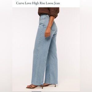 Abercrombie & Fitch Loose High Rise Jeans